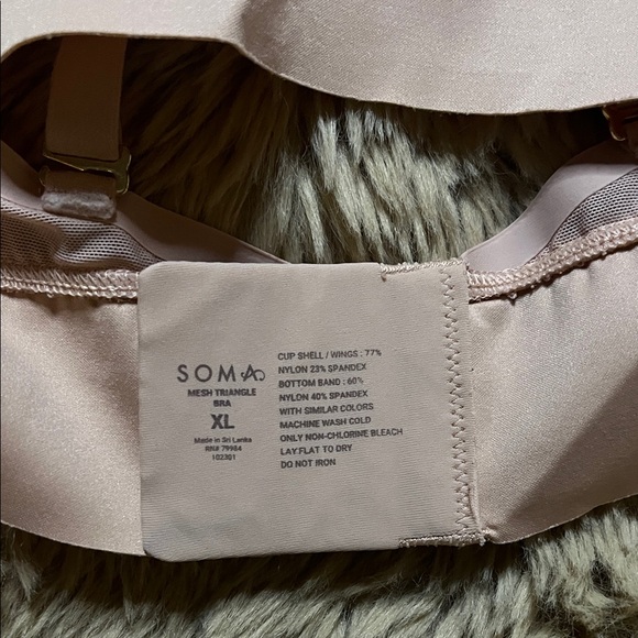 Soma Light Pink Bralette - XL - Picture 3 of 3